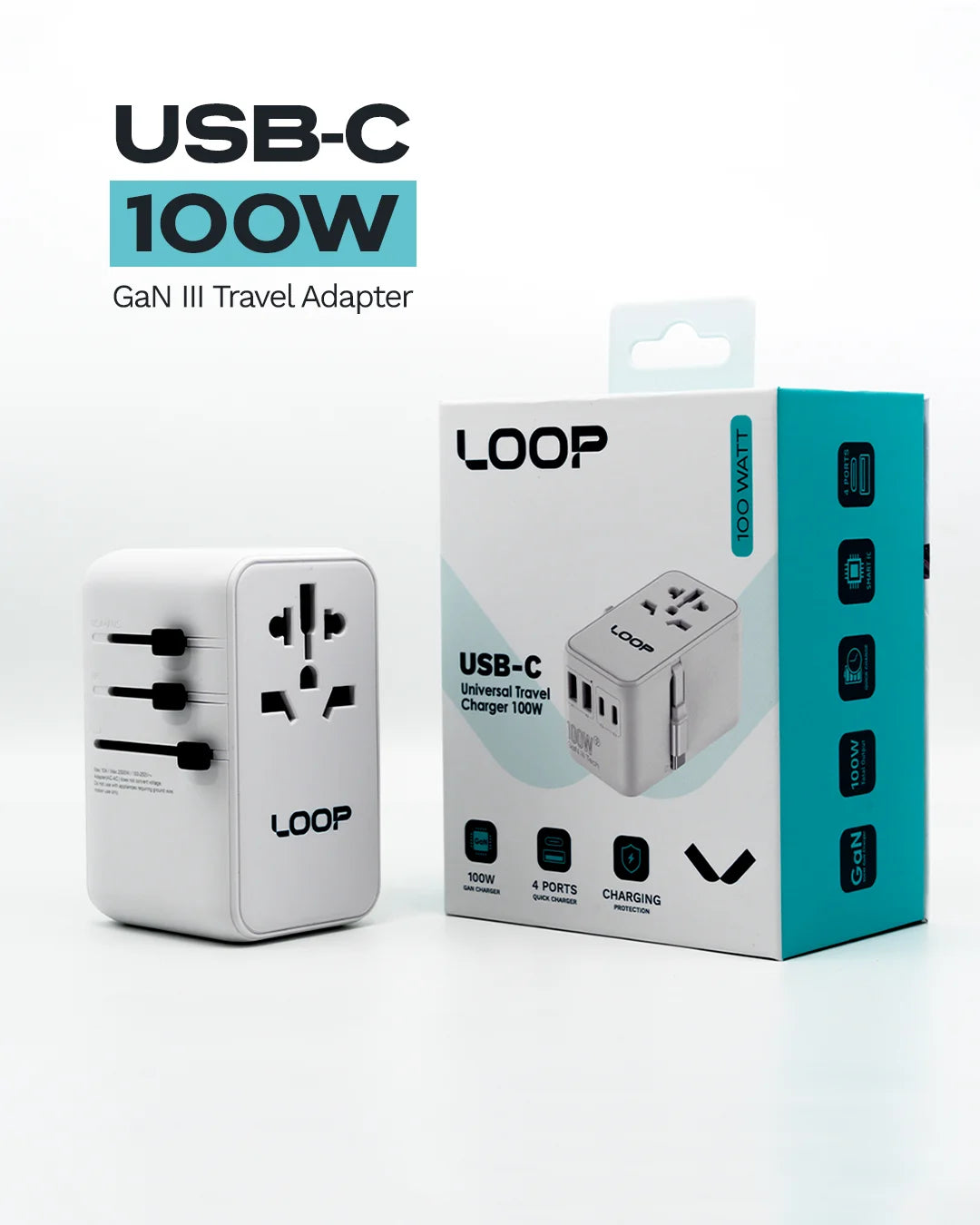 LOOP 100W Travel GaN Charger