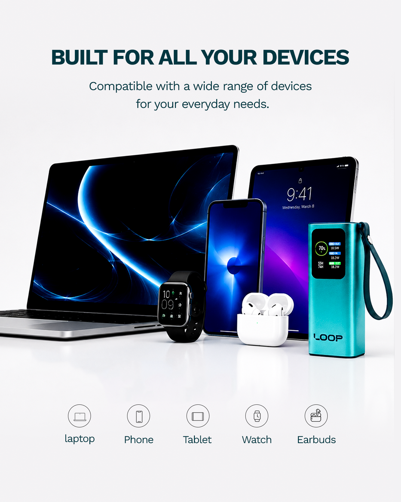LOOP 100W Power Bank 20000mAh