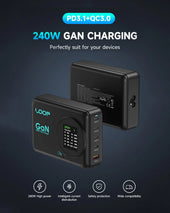 LOOP 240W Desk GaN Charger with Display